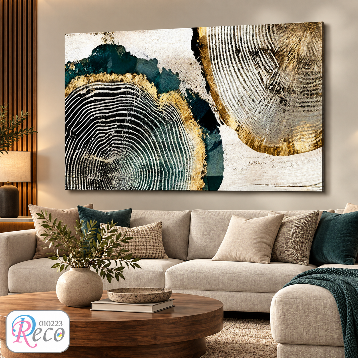 Earthy abstract art